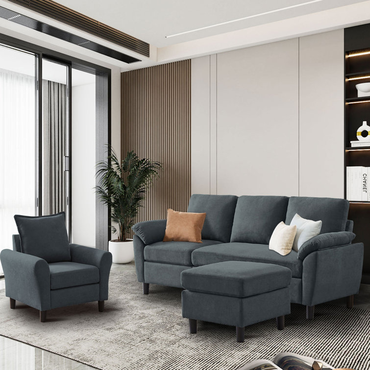 Winston Porter Juliani 3 - Piece Living Room Set & Reviews - Wayfair Canada